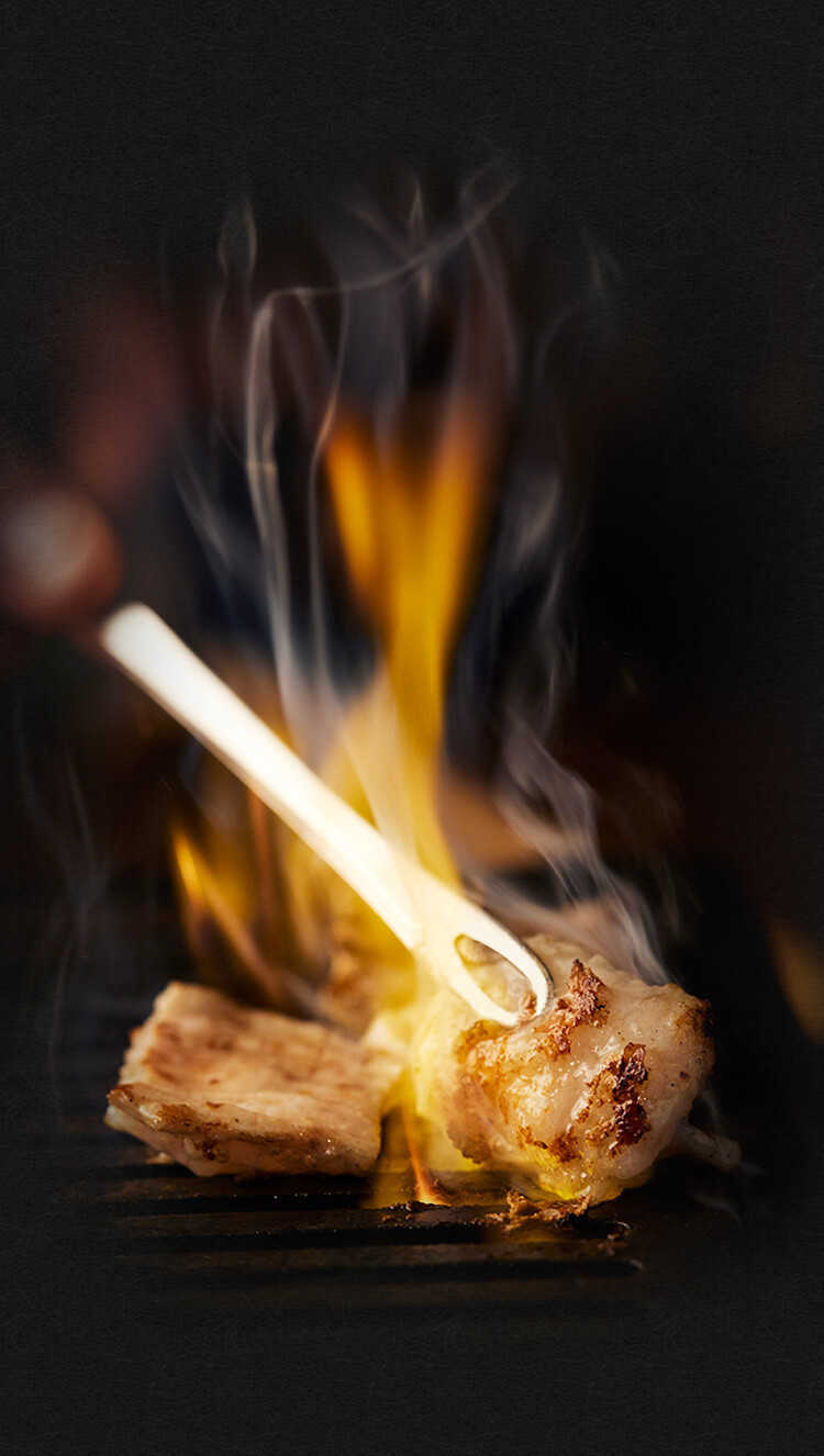 焼きシーン